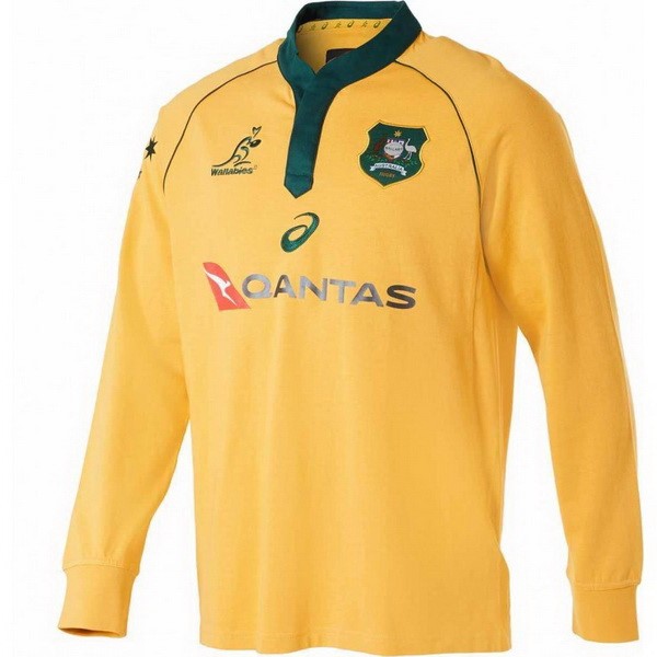 Camiseta Australia Replica Primera Ropa ML 2018 Amarillo